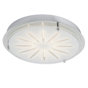 CATHLEEN Chrom LED 15W śr. 33 cm 3000K Plafon Brilliant G94163/15