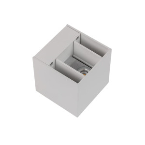 CUBE Biały kinkiet IP54 2x4,6W OXYLED OXYCUBE-9W-B