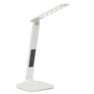 GLENN Biała LED 5W Barwa światła zmienna 2800-6500K ściemnialna z włącznikiem dotykowym Lampka biurkowa Brilliant G94871/05