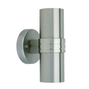HANNI Stalowy LED 2x3W 3000K Kinkiet zewnętrzny Brilliant G96230/82