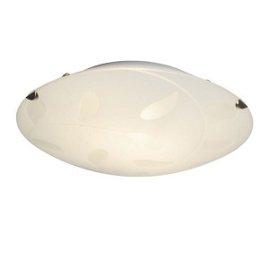 MELANIA Alabastrowy/Liście kwiatów LED 9W śr. 25 cm 3000K Lampa sufitowa Brilliant G98841/70