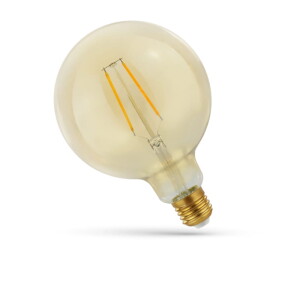 LED GLOB G125 E-27 230V 2W COG WW GOLDEN SPECTRUM