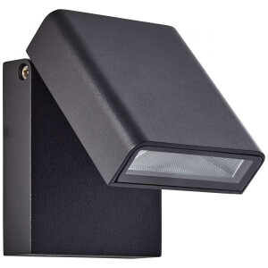 TOYA Czarny LED 7W 4200K IP44 Kinkiet zewnętrzny Brilliant G96140/06