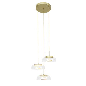 Lorell Złota LED 3x8W 3000K Lampa wisząca Rabalux 5393 ( dostępna 1 szt. )