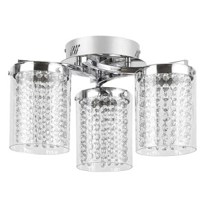 Astrella Chrom LED 18W 4000K Lampa sufitowa z kryształkami Rabalux 5042