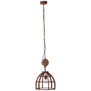 MATRIX 2 śr. 34cm Brąz rdzawy E27 Lampa wisząca Brilliant HK17186S55