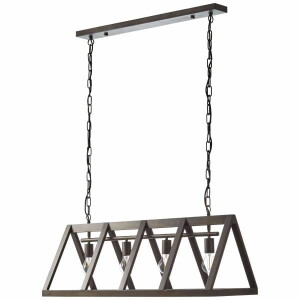 MATRIX Czarny 4xE27 Lampa wisząca Brilliant 93760/46