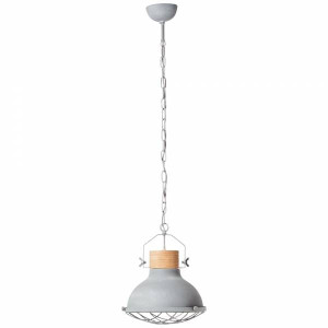 EMMA Szara śr. 33cm. E27 Lampa wisząca Brilliant 93571/70