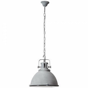 JESPER Szary beton śr. 38cm. E27 Lampa wisząca Brilliant 23772/70