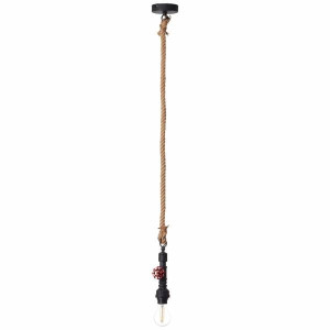 TORCHLAMP Czarny | Brąz | Czerwony E27 Lampa wisząca Brilliant 96971/06