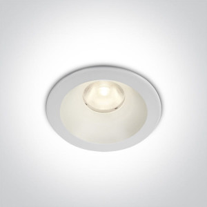 Armu Biały LED 8W 3000K Oczko sufitowe One Light 10108D/W/W