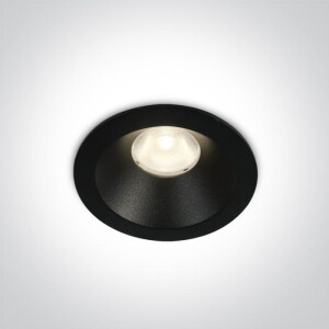 Armu Czarny LED 8W 3000K Oczko sufitowe One Light 10108D/B/W
