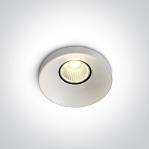 Skalia Biała LED 8W 3000K Oczko sufitowe One Light 10108R/W/W