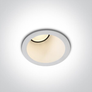 Komi Biała LED 8W 3000K Oczko sufitowe One Light 10108A/W/W