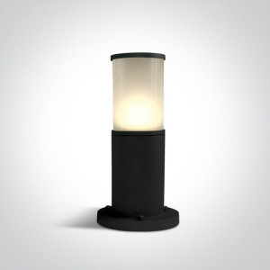 Lauria 2 Czarna wys. 35cm. E27 IP54 Lampa ogrodowa stojąca One Light 67100/B