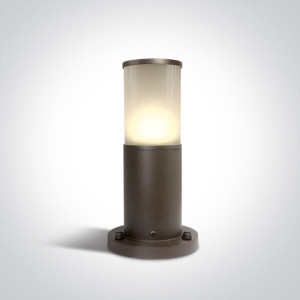 Lauria 2 Brąz rustykalny wys. 35cm. E27 IP54 Lampa ogrodowa stojąca One Light 67100/BR