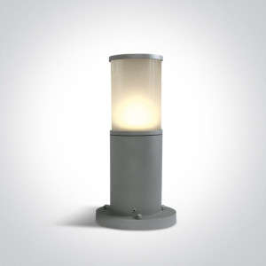 Lauria 2 Szara wys. 35cm. E27 IP54 Lampa ogrodowa stojąca One Light 67100/G