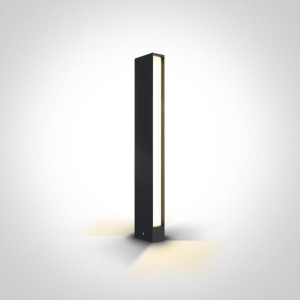 Roseo 2 Antracyt wys. 60cm. LED 2x6W 3000K IP54 Lampa ogrodowa stojąca One Light 67460B/AN/W