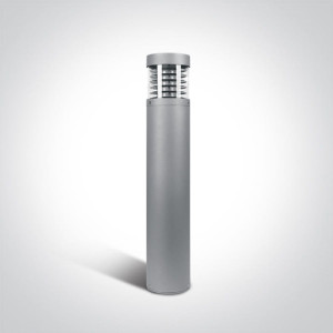 Cona Szara wys. 85cm. LED 15W 3000K IP54 Lampa ogrodowa stojąca One Light 67034/G/W