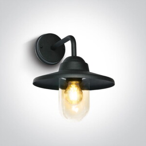 Casoli Czarna E27 IP44 Kinkiet zewnętrzny One Light 67408/B