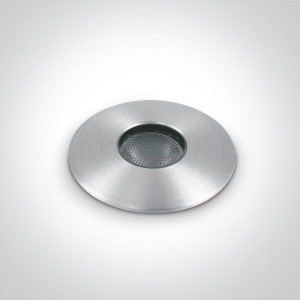 Graikos LED 1W ściemnialna, odporna na uderzenia DIMM 3000K CRI85 IP67 IK08 Oczko tarasowe wpuszczane One Light 69042/AL/W