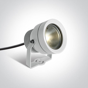 Roisan Biała COB LED 20W 3000K IP65 Reflektor ogrodowy One Light 7047/W/W