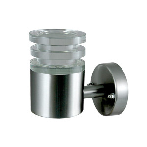 Crystal INOX LED kinkiet ogrodowy prosty 300492