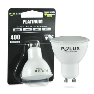Reflektor LED PLATINUM GU10 5W 230V SMDWW 400lm 3000K 303257