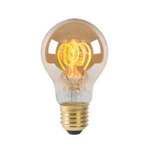 LED spirala ściemnialna Amber 5W 2200K DIM Barwa ciepła E27 Żarówka filament Lucide 49042/05/62