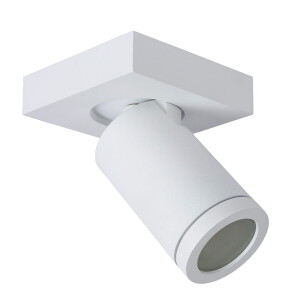 TAYLOR Biały ściemnialny LED DIM 5W CRI95 2200K/3000K GU10 IP44 Spot łazienkowy Lucide 09930/05/31