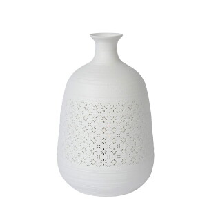 TIESSE Porcelanowa Biała śr. 18,6cm. E14 Lampka stołowa Lucide 13534/30/31
