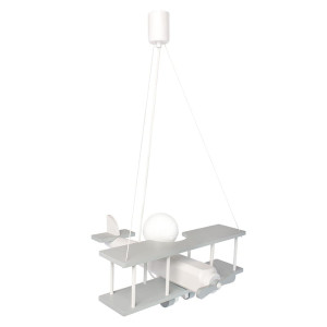 Samolot duży E27 Lampa wisząca dziecięca Hellux 104.11.12