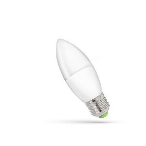 LED świeczka E27 230V 6W WW 3000K Spectrum WOJ+13061