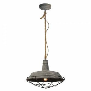 ROPE Szary E27 Lampa wisząca Brilliant 93614/70