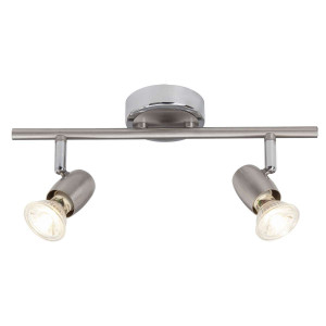 WESLEY Chrom LED 2x5W 3000K Spot Brilliant G54813/77