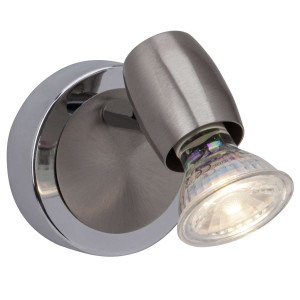 WESLEY Chrom LED 5W 3000K Kinkiet ścienny Brilliant G54810/77