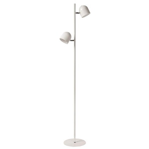 SKANSKA LED DIM Biała 2x5W ściemnialna 2700K Lampa podłogowa stojąca Lucide 03703/10/31