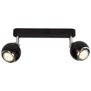 INA Czarny/Chrom LED 2x3W 3000K Spot Brilliant G77729/06