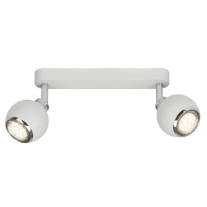 INA Biały/Chrom LED 2x3W 3000K Spot Brilliant G77729/05