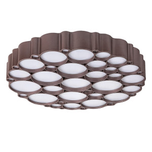 Andela Brązowa LED 48W śr. 50cm. 4000K ściemnialna lampa sufitowa Rabalux 6040