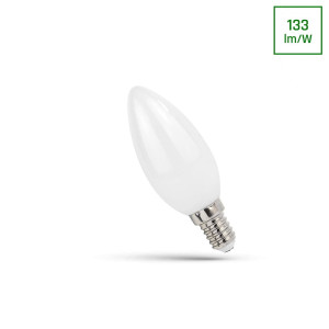 LED ŚWIECOWA E-14 230V 6W COG NW MILKY Filament SPECTRUM WOJ+14393