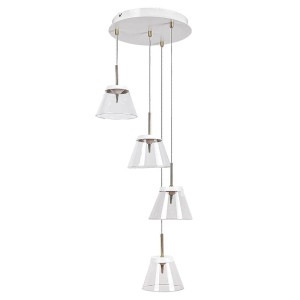 Aviana LED Biały | Złoty 24W 4000K Lampa wisząca Rabalux 5032