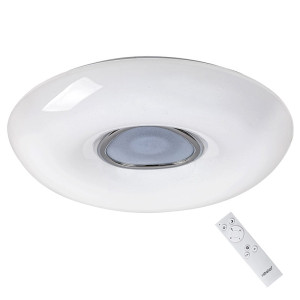 Tayla Biała LED 60W DIM śr. 50cm. 3000K-6500K ściemnialna, barwa światła zmienna Plafon z pilotem Rabalux 3328