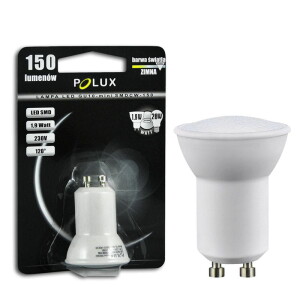 Reflektor LED mini SMD CW GU10 2.5W 150lm 6400K 300362