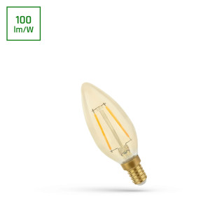 LED ŚWIECOWA E14 230V 5W COG WW RETROSHINE SPECTRUM
