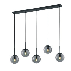 BALINI Antracyt/Przydymiony 5xE14 Lampa wisząca Trio 308500542
