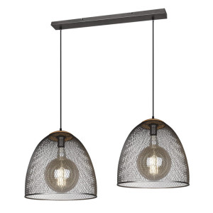 IVAR Nikiel antyczny 2xE27 Lampa wisząca Trio 309000267