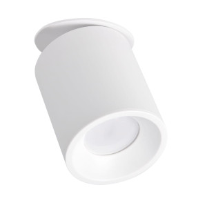 HARON GU10 białe Oczko przegubowe podtynkowe Polux 314185