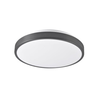 KERN 30 śr. 30cm. 15W 900lm 4000K black Plafon LED Polux 314918