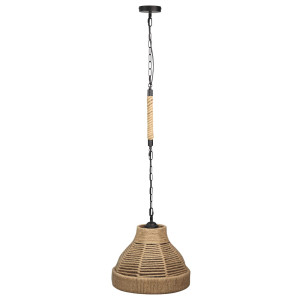 AVERA Rope 1xE27 czarny | brąz il mio Lampa wisząca Polux 314642